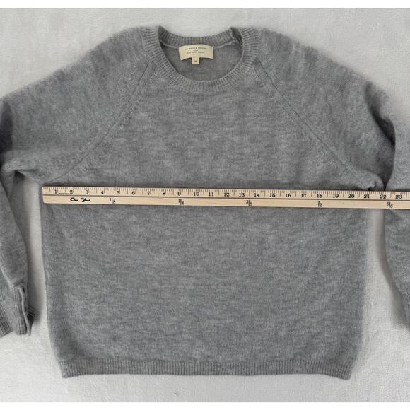 Sezane Heather Gray Mohair Wool Crewneck Louise Sweater Pullover Medium - Picture 11 of 11